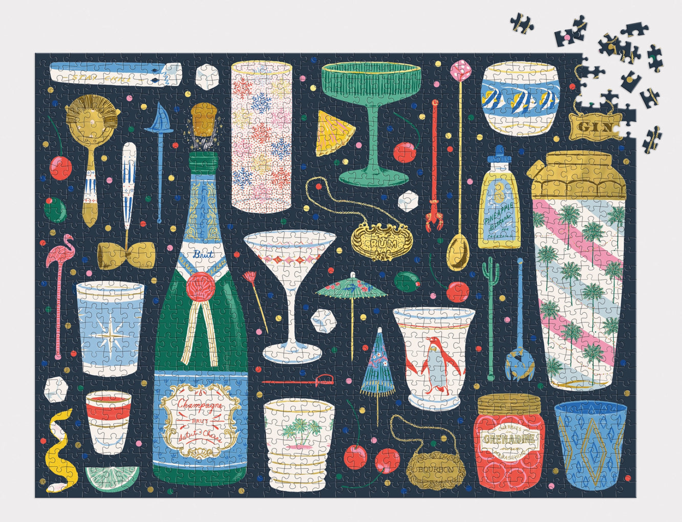 Merry Mixer 1000 Piece Foil Puzzle