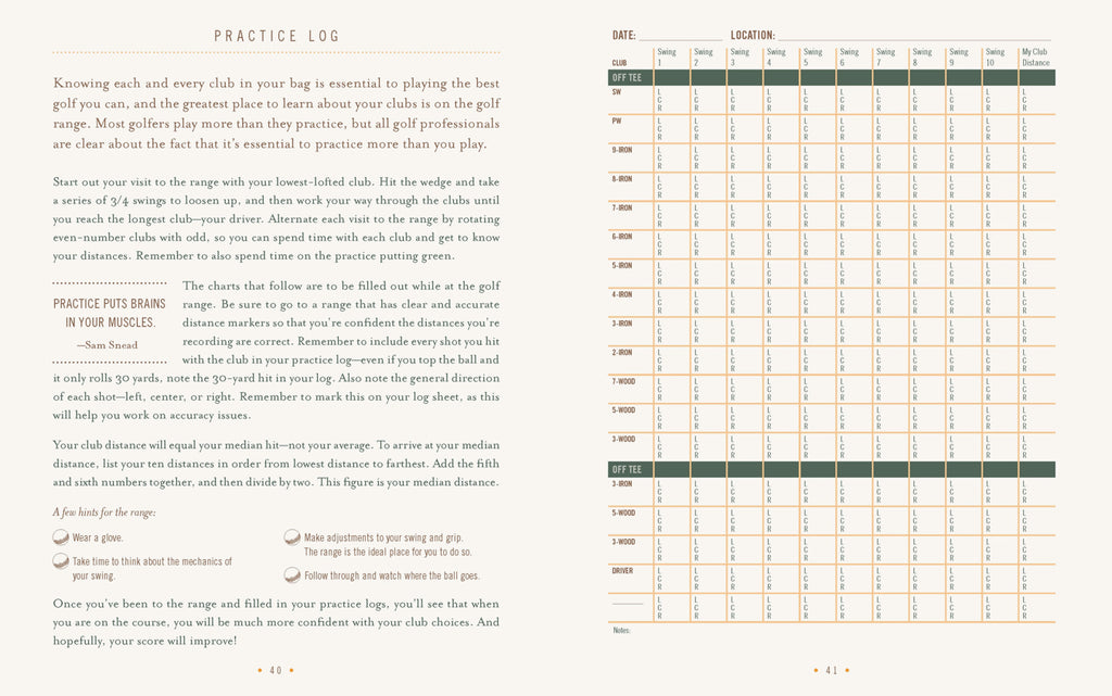 Ultimate Golf Journal