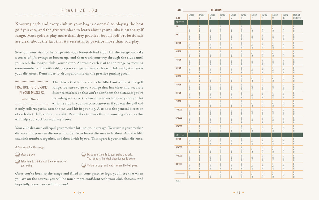 Ultimate Golf Journal