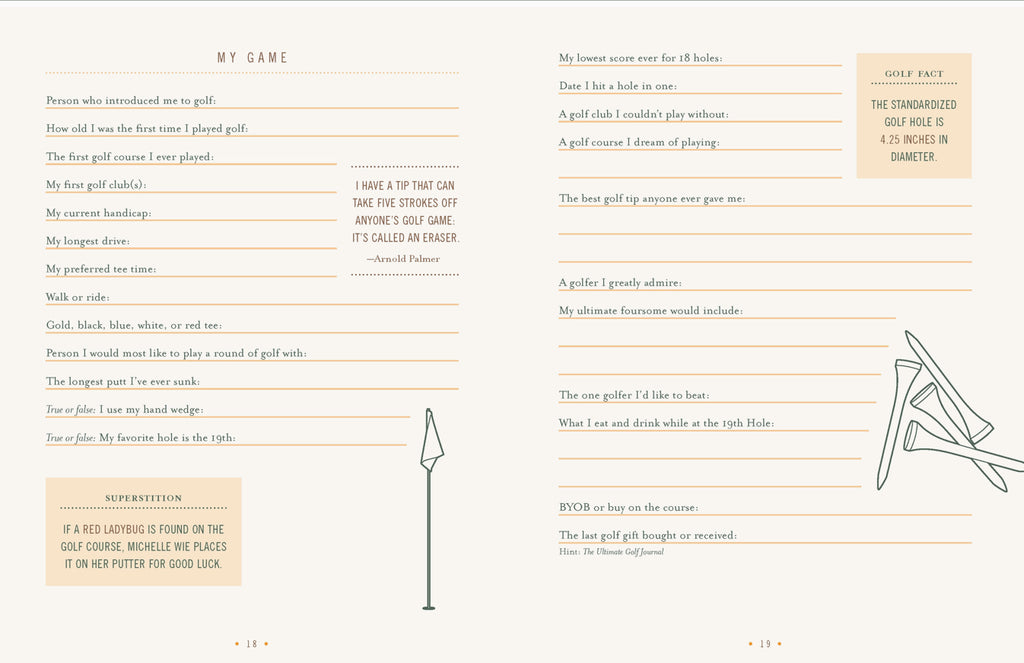 Ultimate Golf Journal