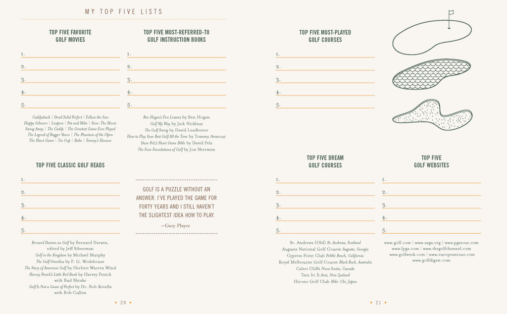 Ultimate Golf Journal