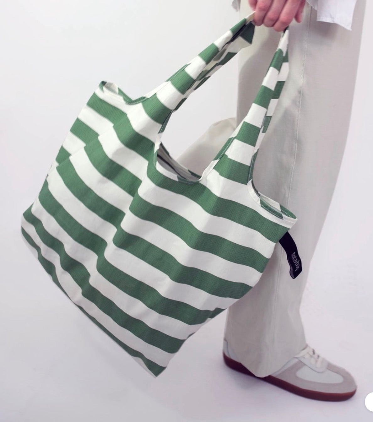 Tote – Olive Stripe