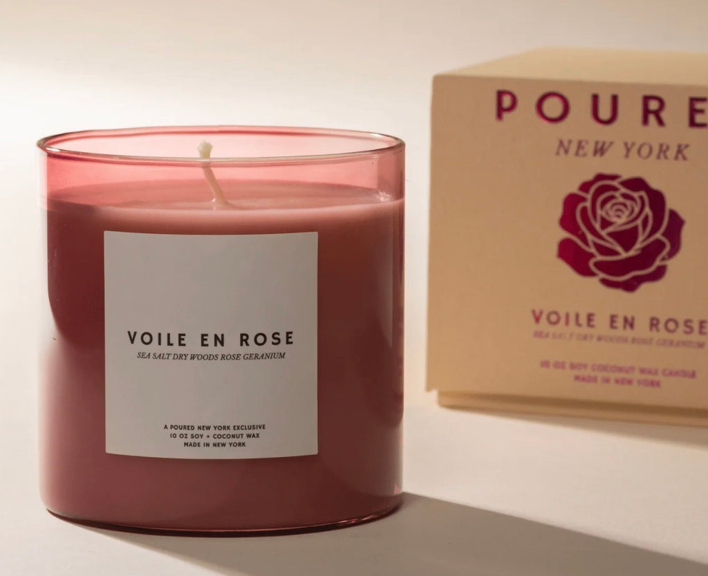 VOILE EN ROSE 10 oz. Soy Candle