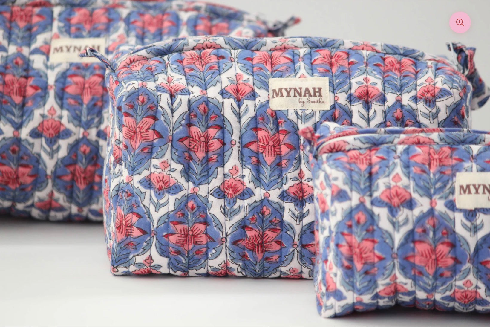 Nantucket Floral Travel/Wet Bag – Small | 7" x 3" x 3"