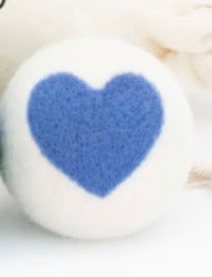 Blue Heart Eco Dryer Ball — Single