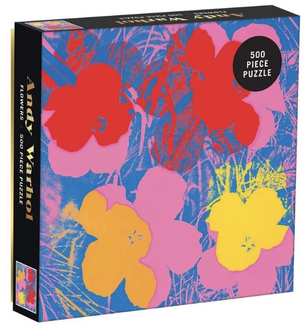Andy Warhol Flowers 500 Piece Puzzle