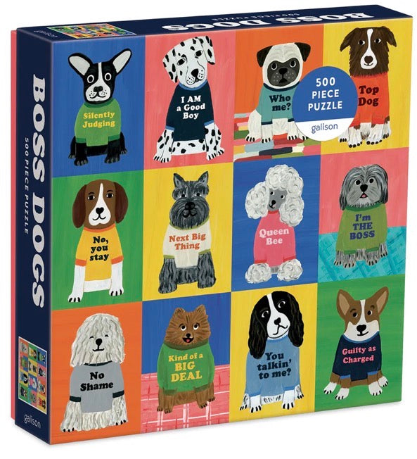 Boss Dogs 500 Piece Family Puzzle