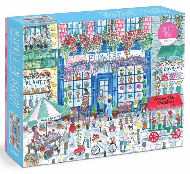 Michael Storrings Market in Bloom 2000 Piece Puzzle