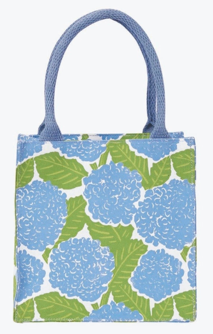 Blue Hydrangea Reusable Itsy Bitsy Gift Bag