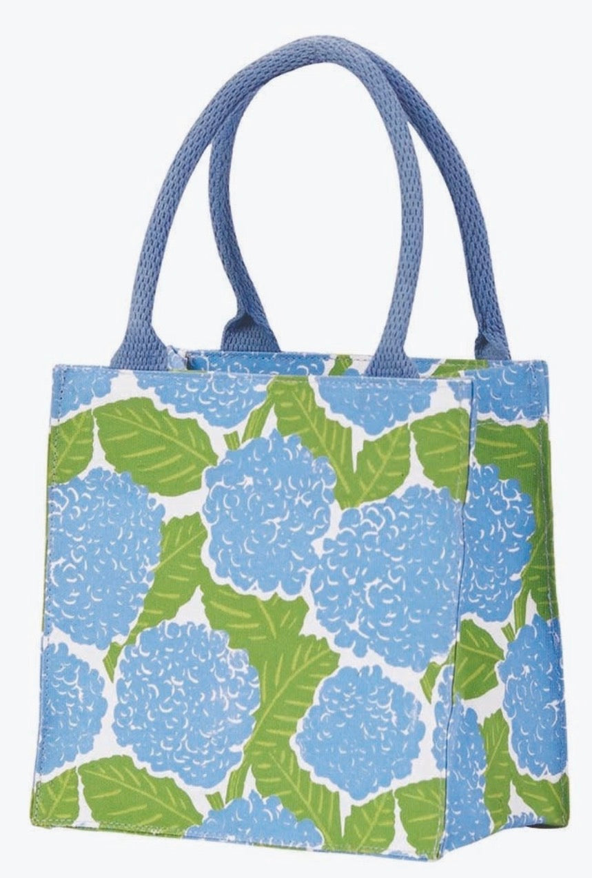 Blue Hydrangea Reusable Itsy Bitsy Gift Bag