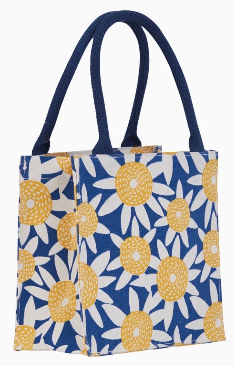 Straw Sunflower Yellow Reusable Itsy Bitsy Gift Bag