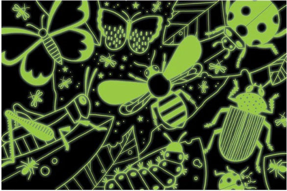 Amazing Insects Glow in the Dark Puzzle — 100 Pieces | Mudpuppy