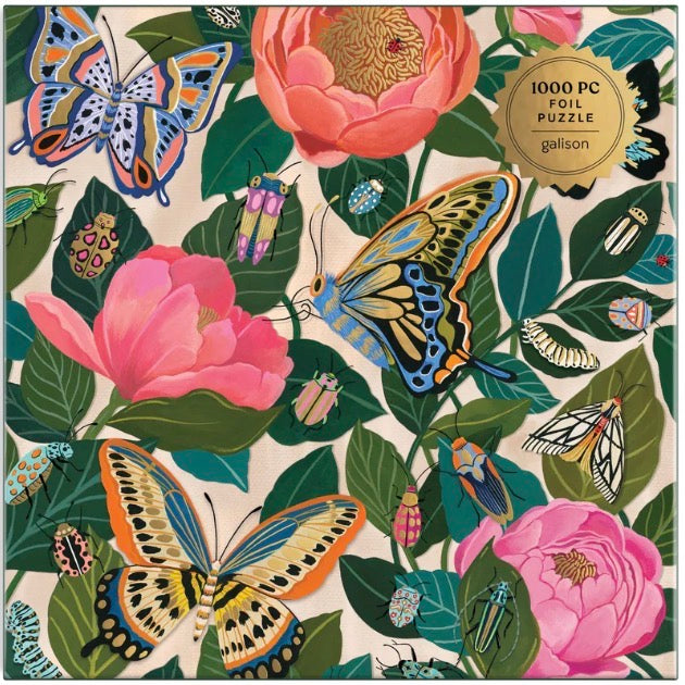 Between the Blooms 1000 Piece Foil Puzzle — Christine De Carvalho