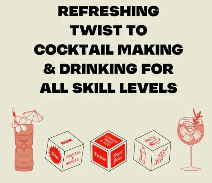 Cocktail Dice — Liquors, Mixers & More