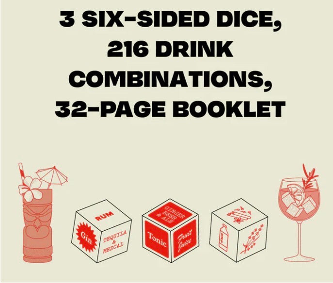 Cocktail Dice — Liquors, Mixers & More