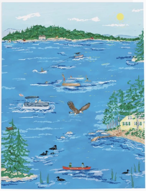 Lake Days Greeting Card