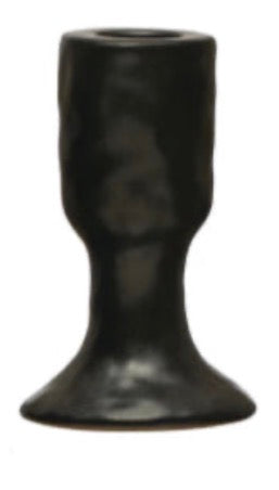 Stoneware Taper Holders – Reactive Glaze | small