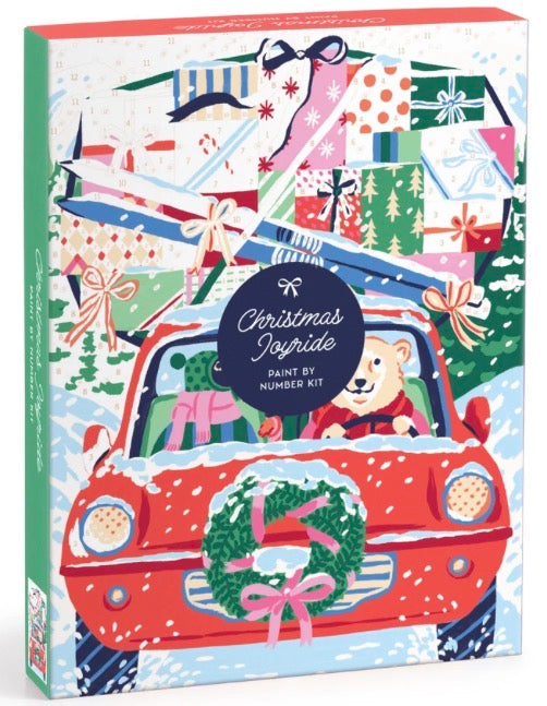 Christmas Joyride Paint by Number Kit — 9 x 12 inch