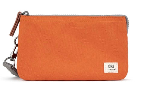 Carnaby Wallet with Strap — Atomic Orange | Medium