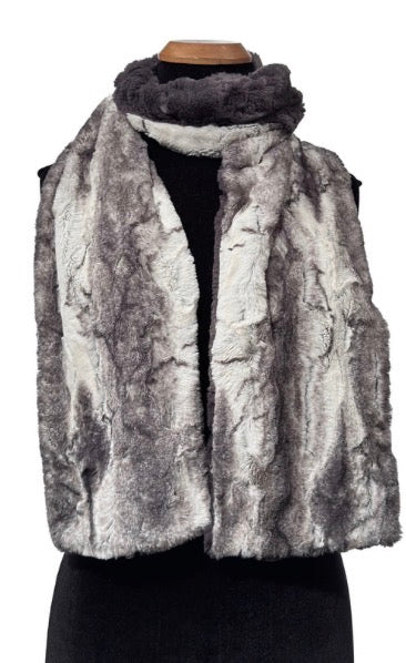 Classic Two-Tone Scarf — Smoke Show Faux Fur | Standard
