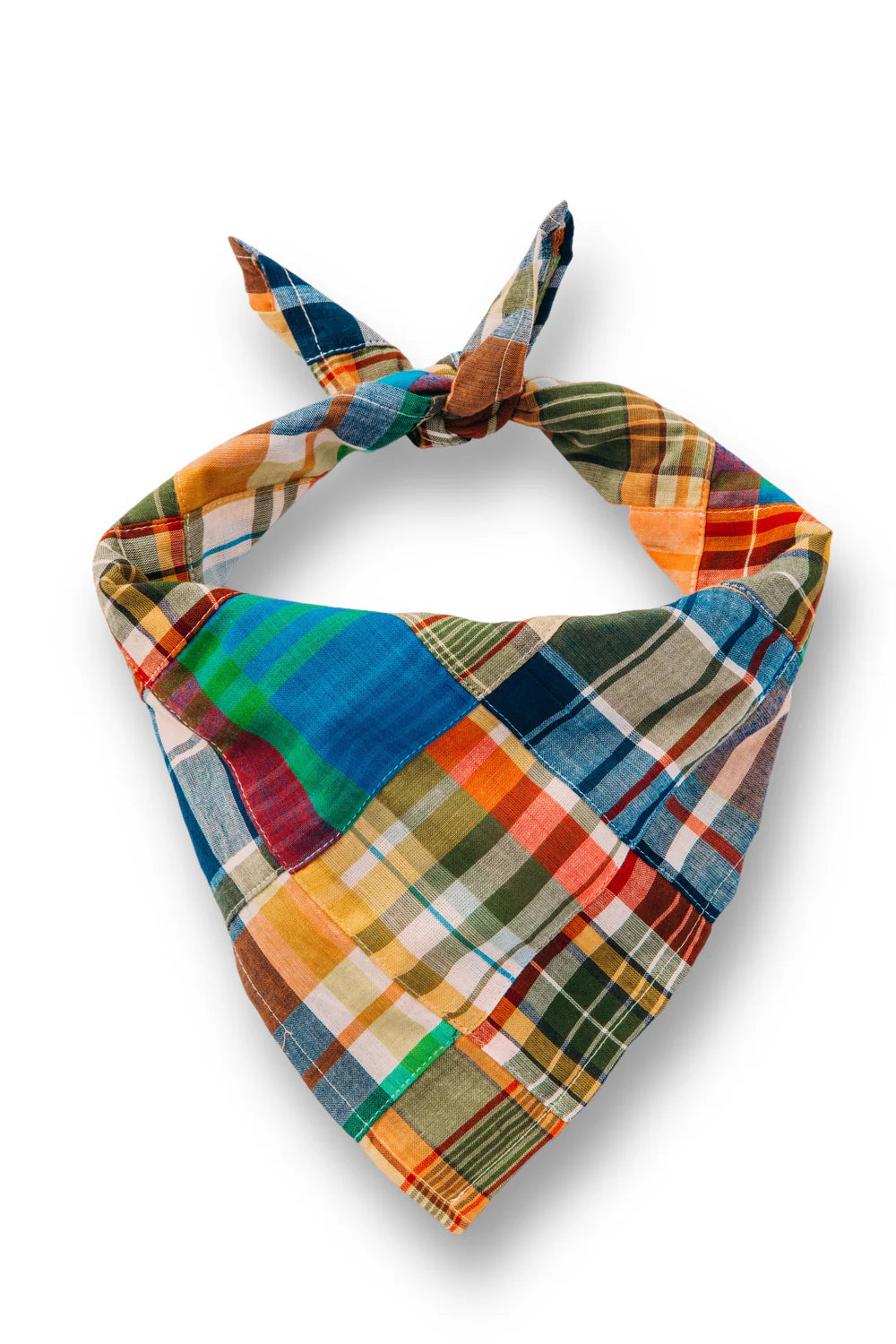 Montauk Patchwork Madras Bandana