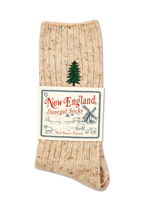 Winter Pine Donegal Sock