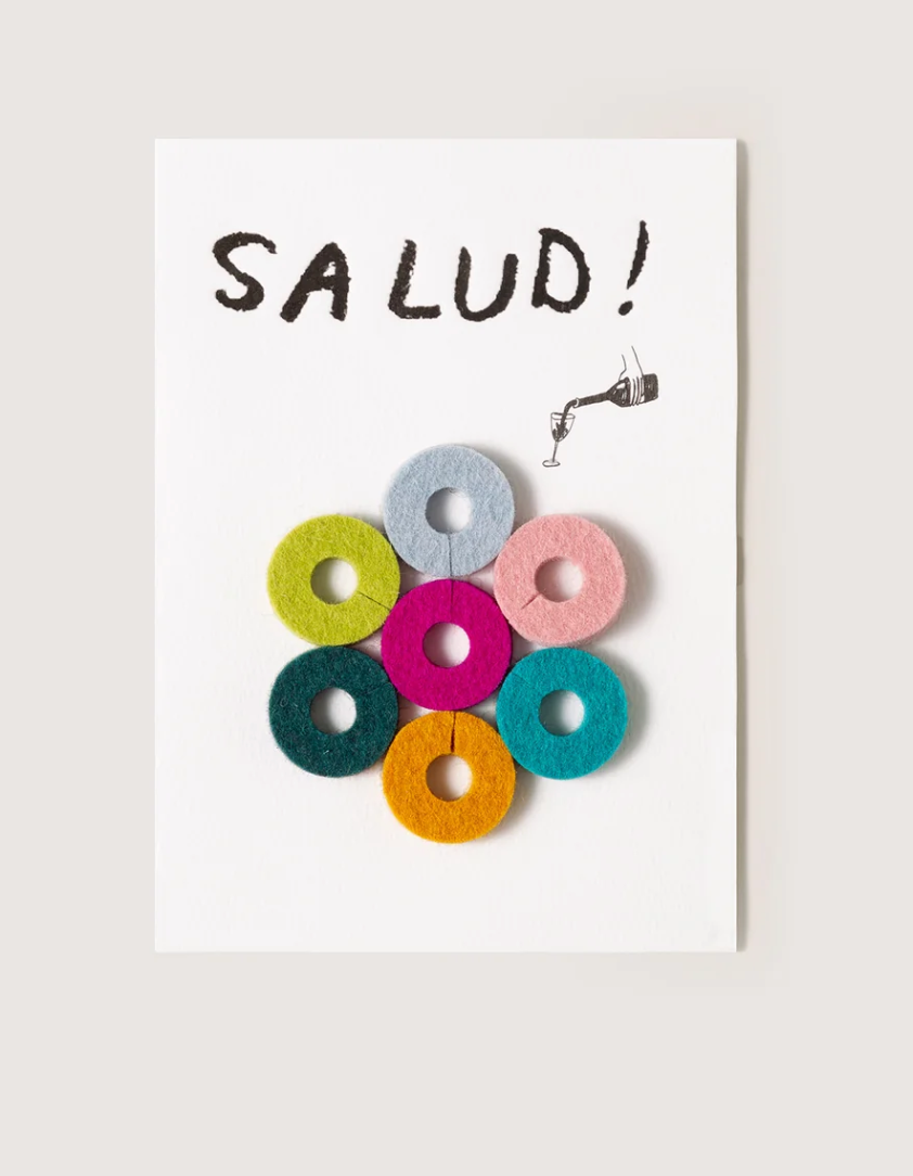 Wine-Ote's Merino Wool Wine Markers - Salud Fiesta