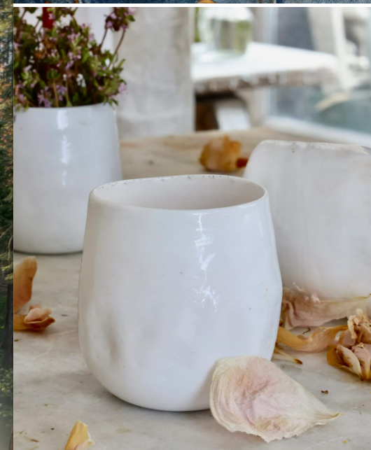 Verre Bosselé White