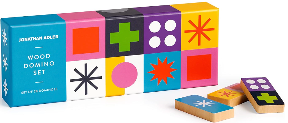 Jonathan Adler Helsinki Wood Domino Set