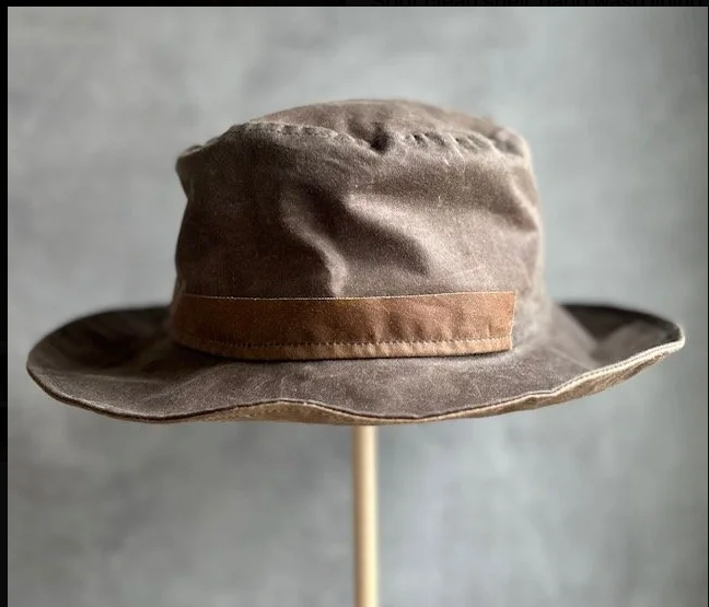 Chuva Rain or Shine Bucket Hat — Mushroom | Waxed Cotton