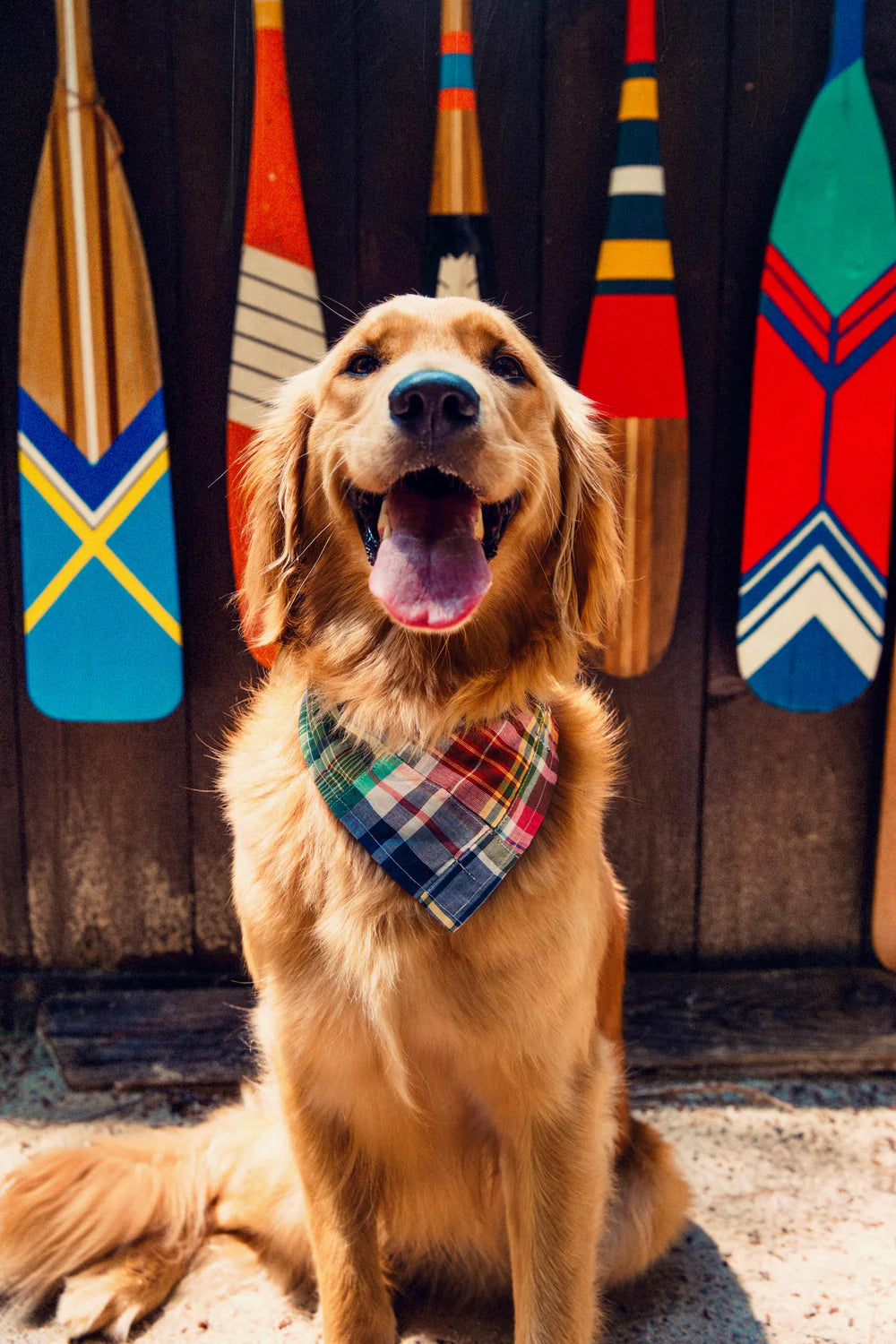 Montauk Patchwork Madras Bandana