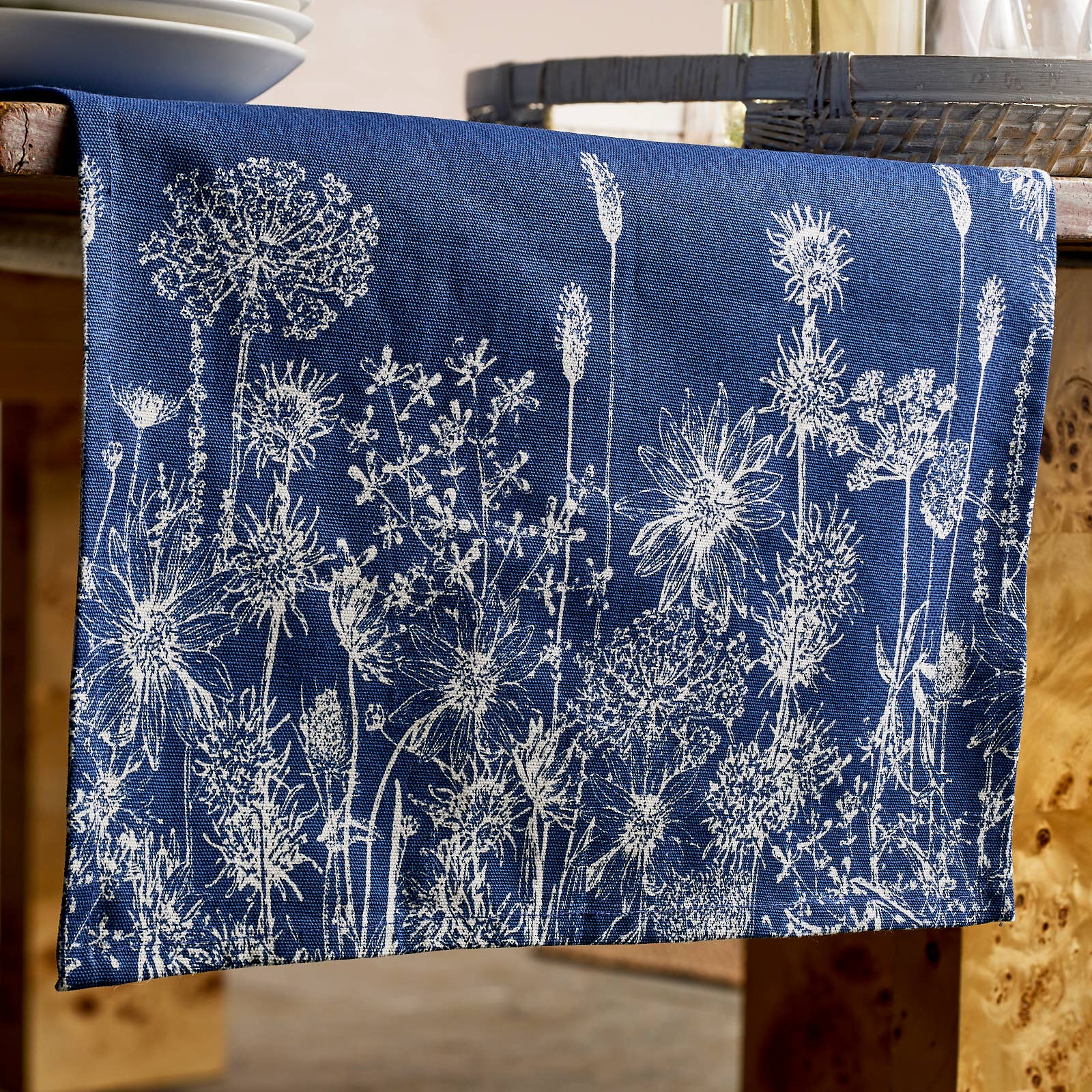 Summer Blues Table Runner: 16" x 72"