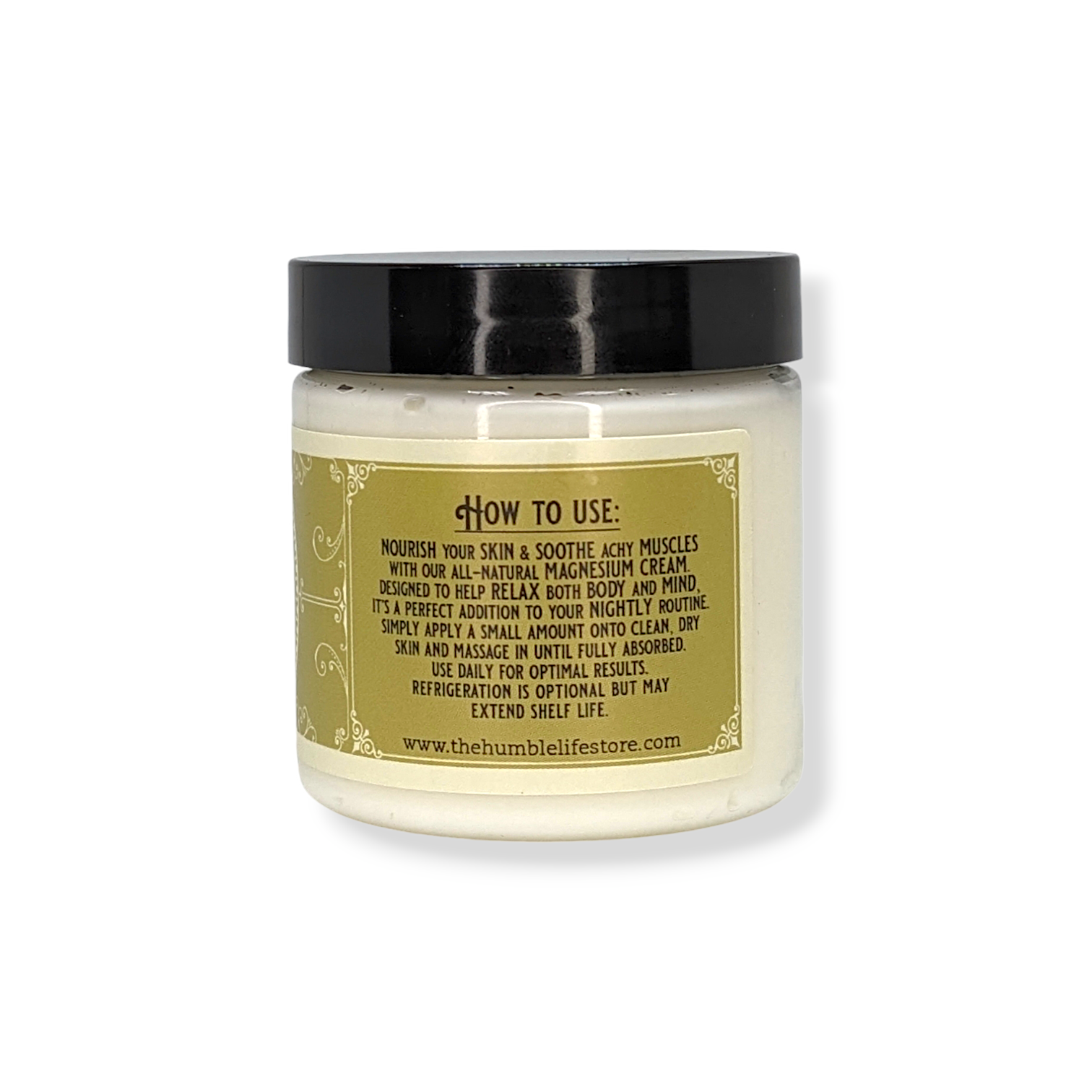 Magnesium Cream - Chamomile + Lemon: 4oz