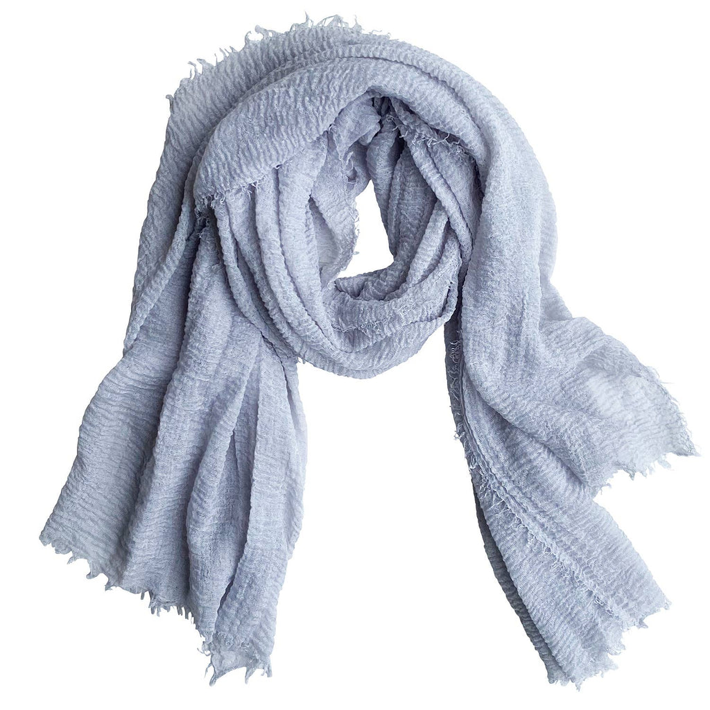 Solid Scarf or Wrap: Ash Gray