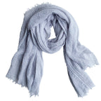 Solid Scarf or Wrap: Ash Gray