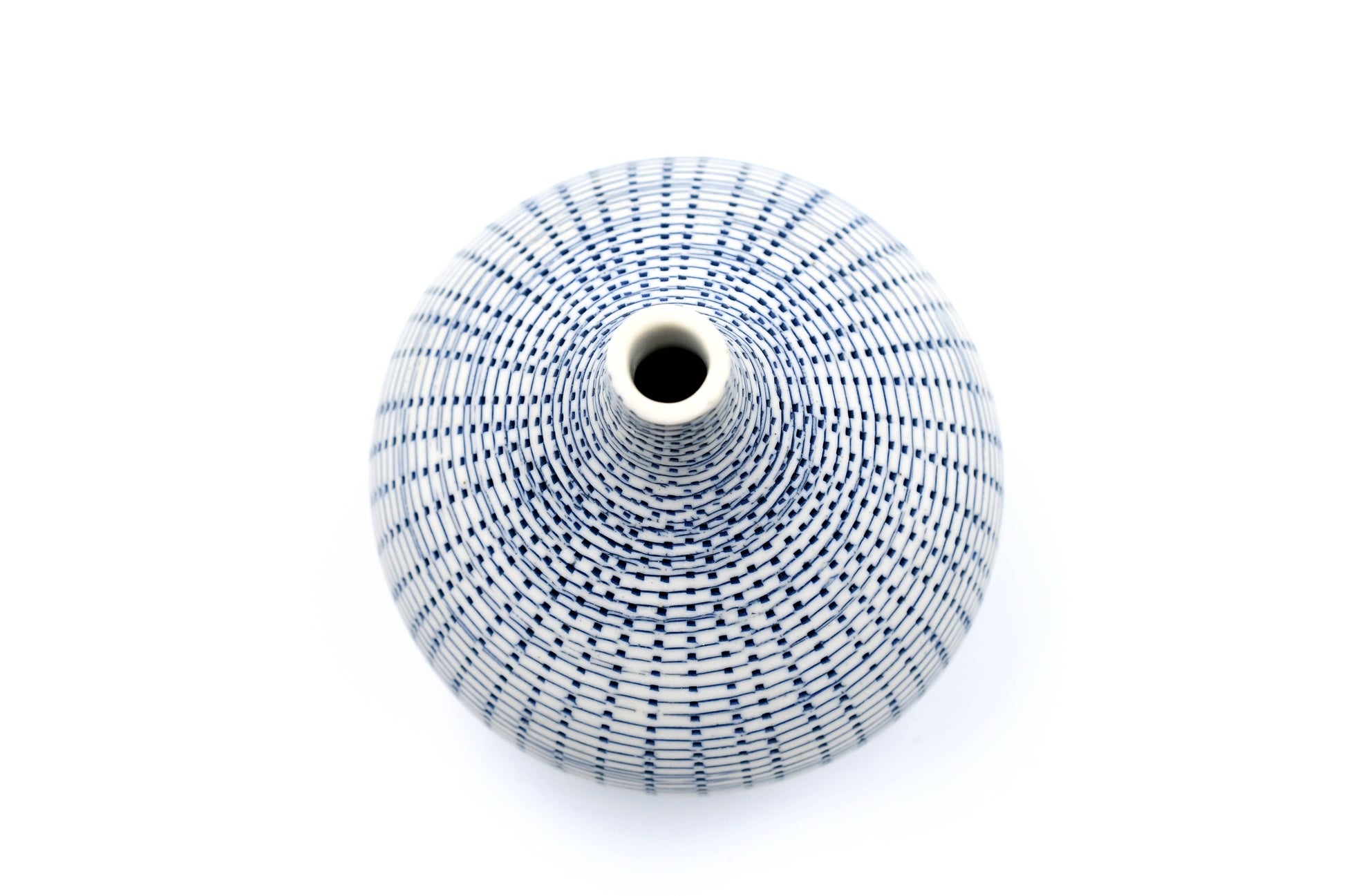 Blue Congo Tiny L- Bud Vase