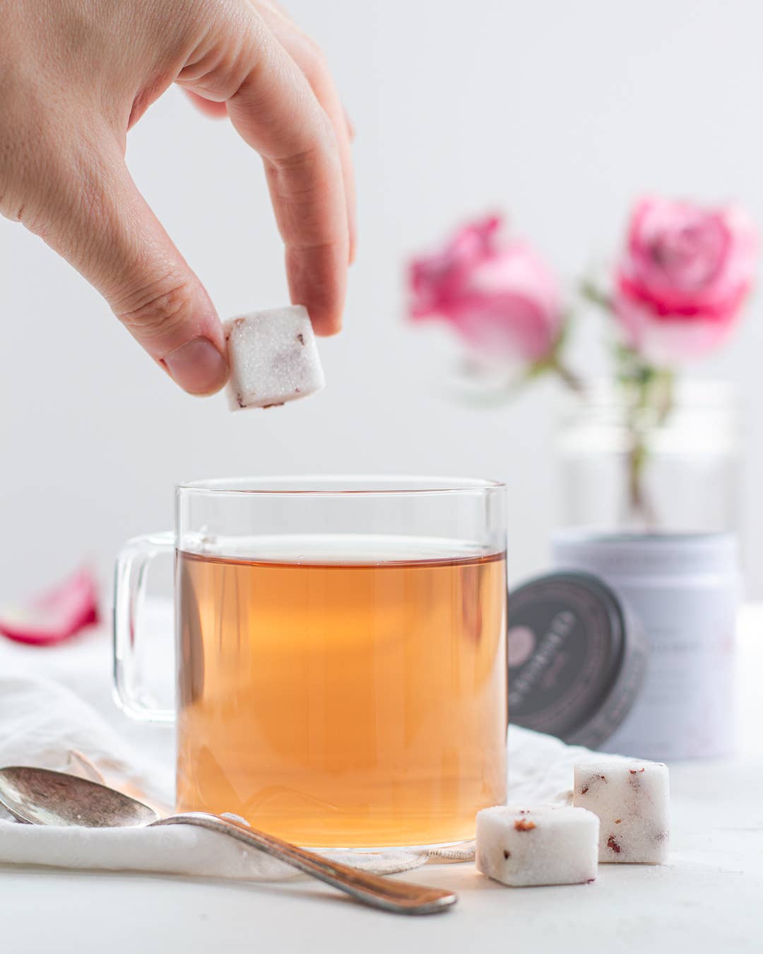 Rose Petal Sugar Cubes
