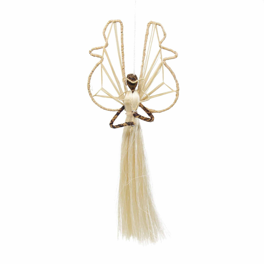 Sisal Angel Ornaments: Harp