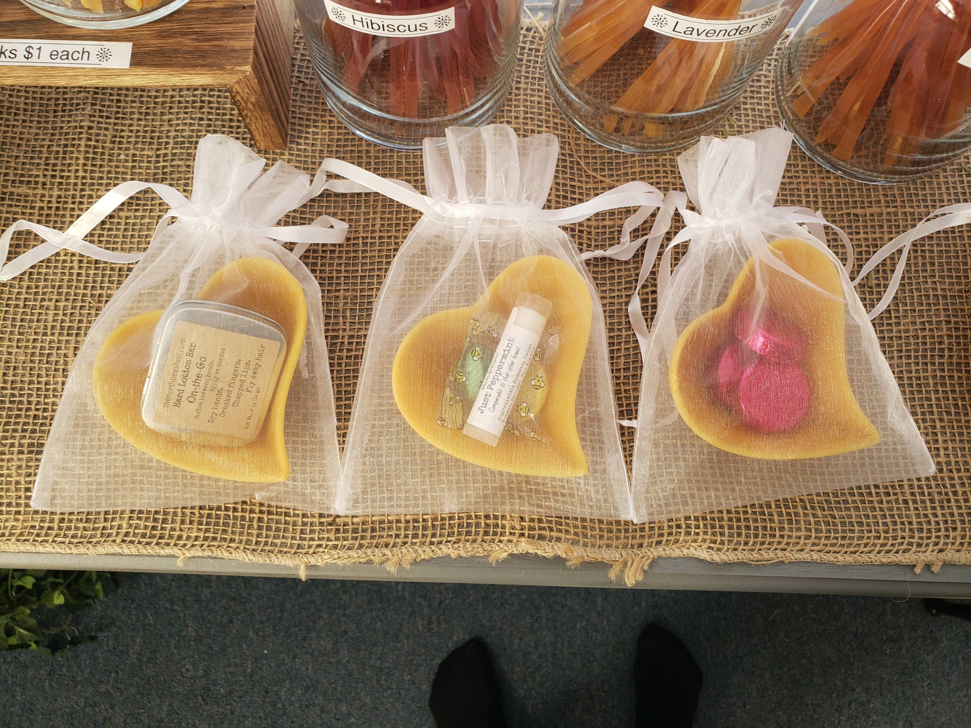 Heart Shaped Beeswax Dish