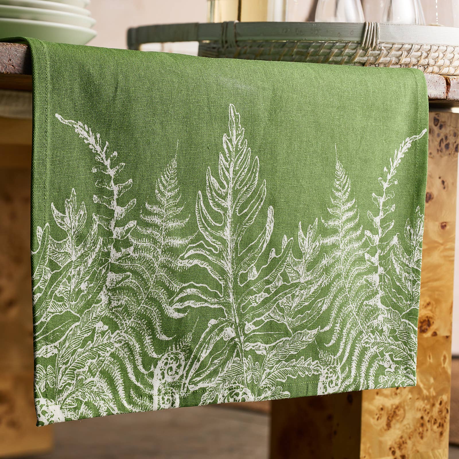 Spring Verde Table Runner: 16" x 108"