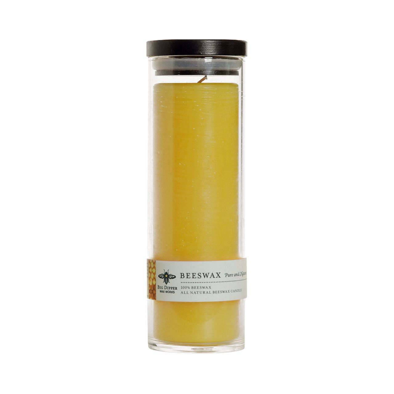 Sanctuary Glass – Pure Beeswax Candle | 12.5 oz. | 90 Hours