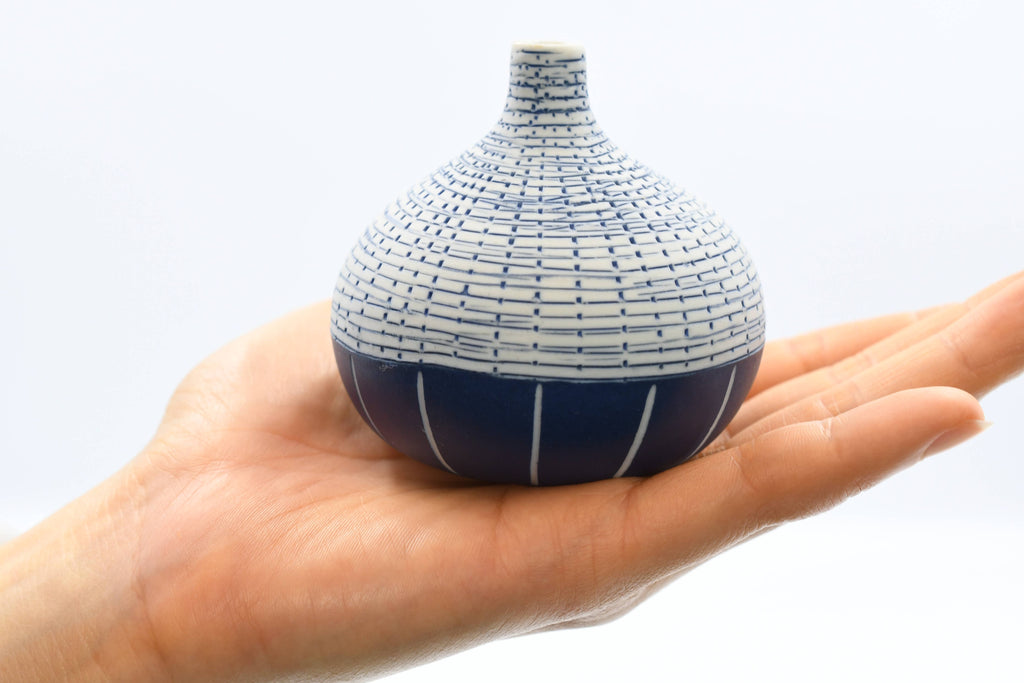 MIXBLUE CONGO TINY S - Porcelain bud vase