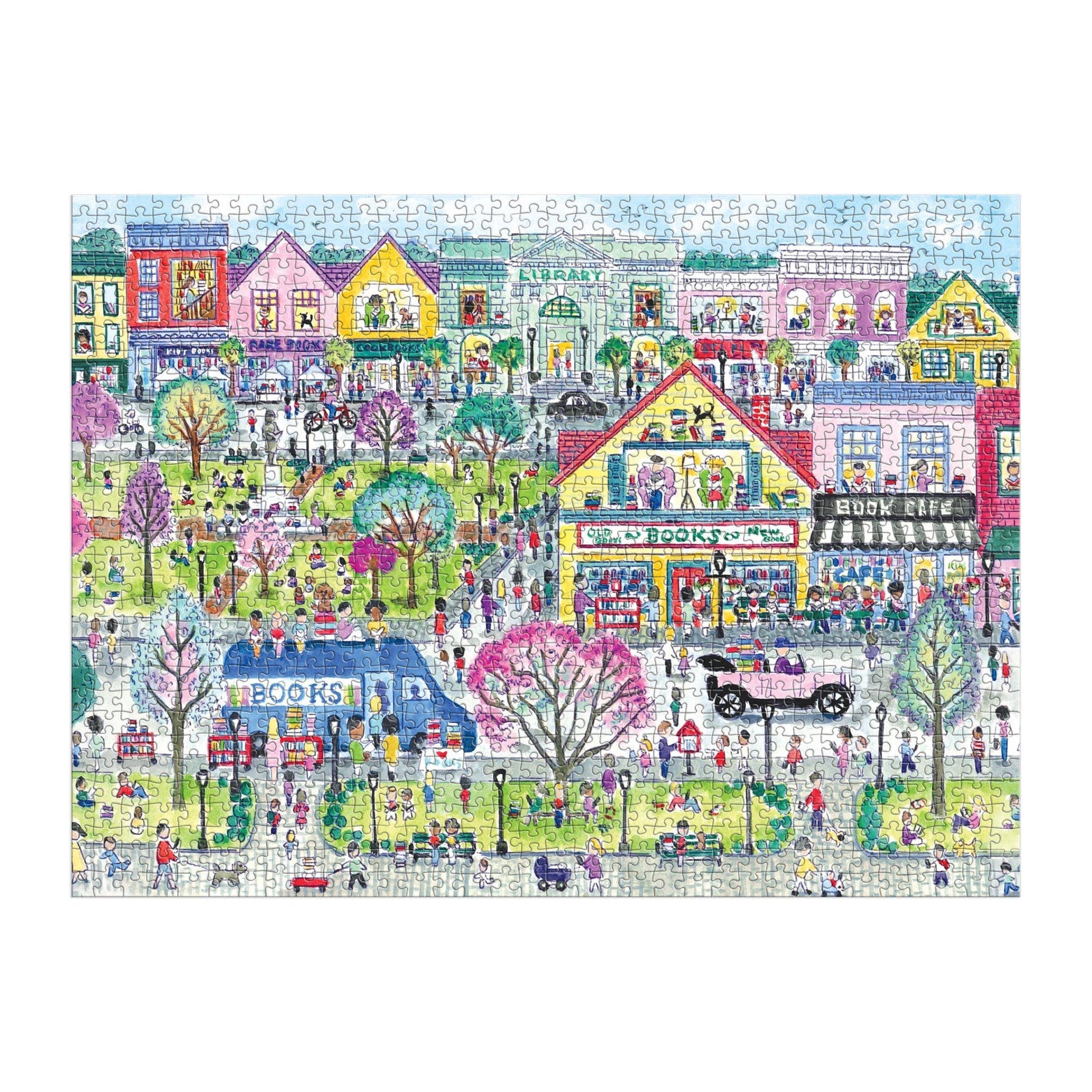 Michael Storrings Book Town 1000 Piece Puzzle