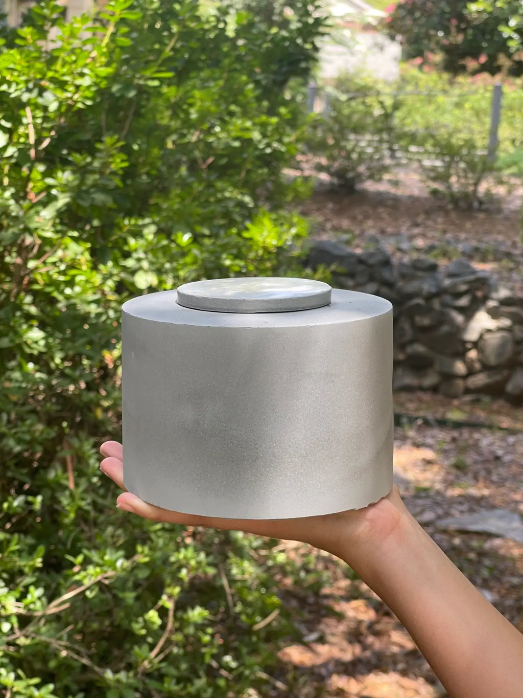 Concrete Table Top Fire Bowl