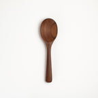 10" Walnut Wood Serving Spoon - Kitchen Cooking Utensil
