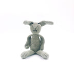 Organic Baby Rattle: Taupe