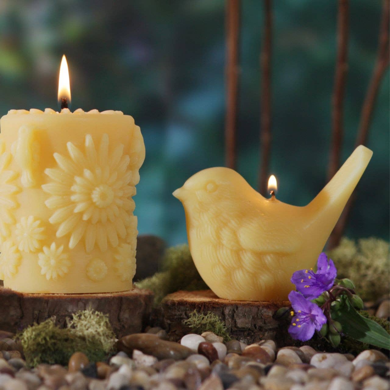 Song Bird Candles – 100% Pure Beeswax | Hand-Sculpted