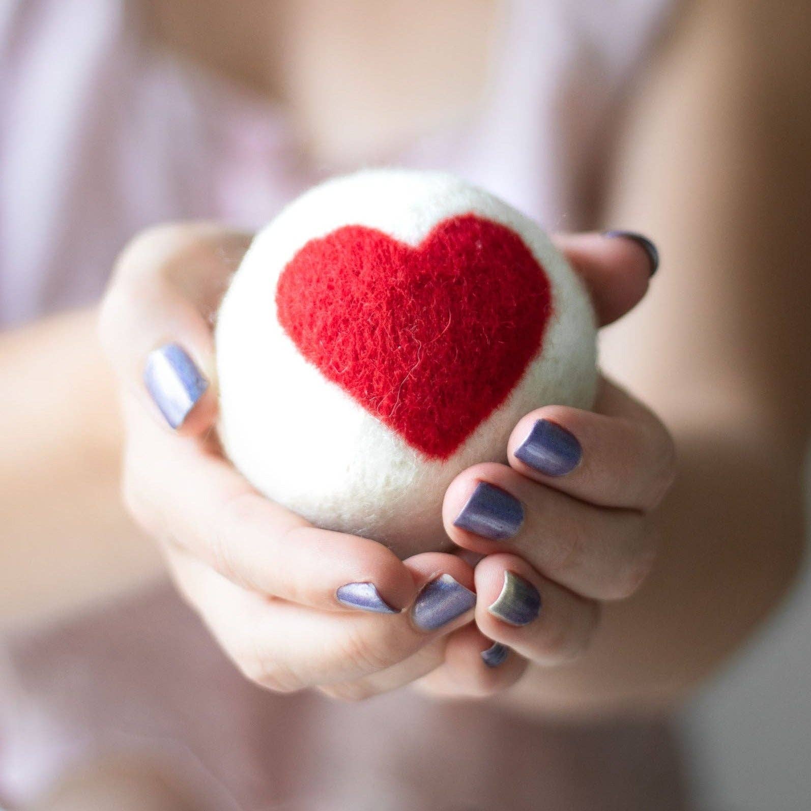 Heart Eco Dryer Ball — Single