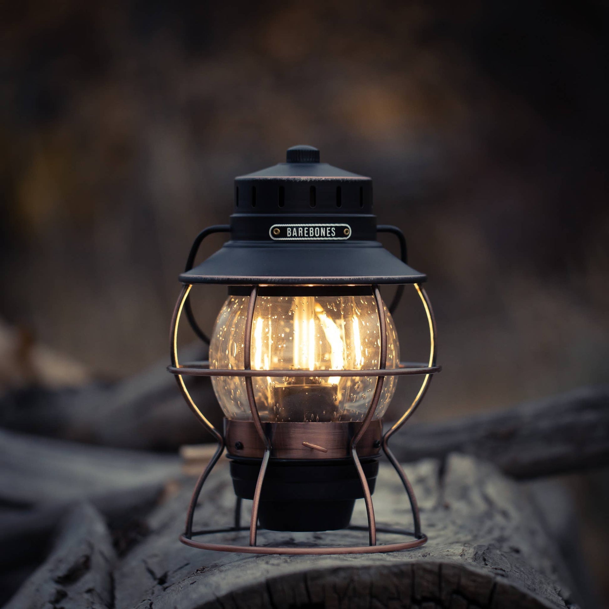 Railroad Lantern - Ocean Blue