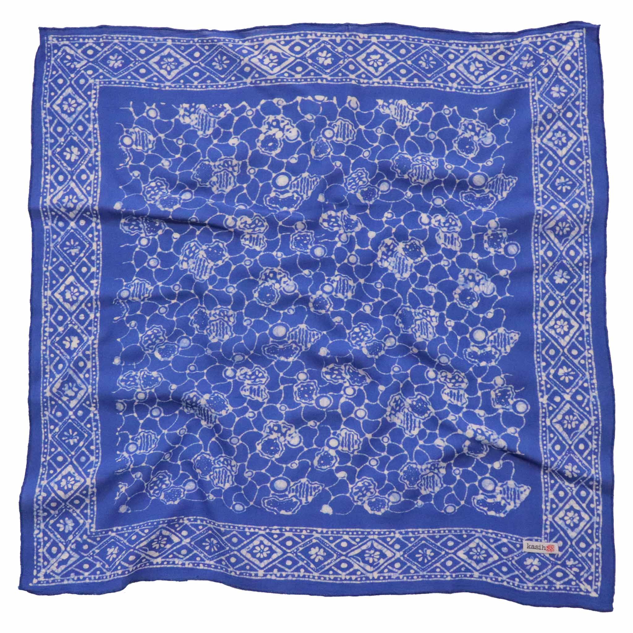 Batik Bandana - Blue White